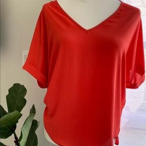 Lush Red Blouse